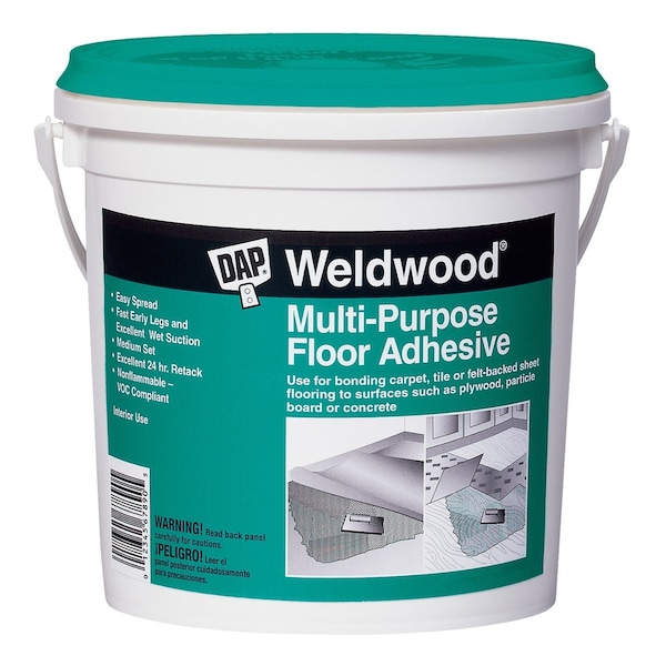 Dap DAP Weldwood High Strength Synthetic Latex-Resins Off White Floor Adhesive 4 gal 00144 - main